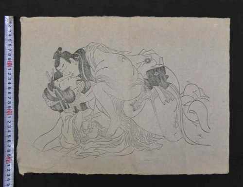 Xilografia vintage epoca meiji - vintage,