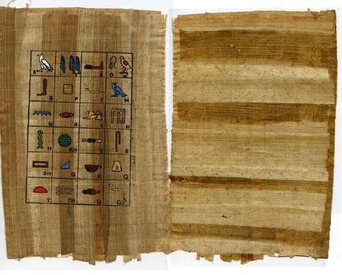 Fogli papiro con disegni - 3,