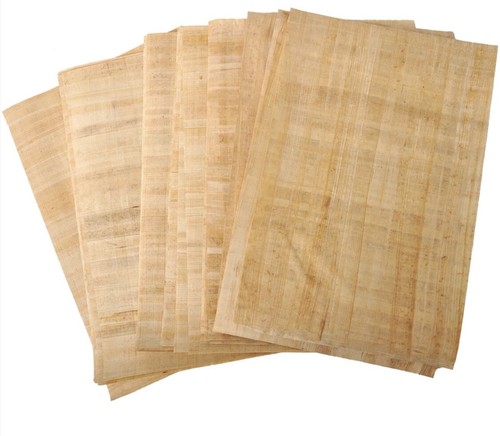 Papiro egiziano carta bianca