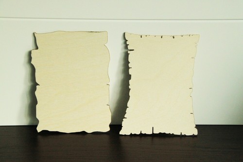 Placca legno forma di - forma,