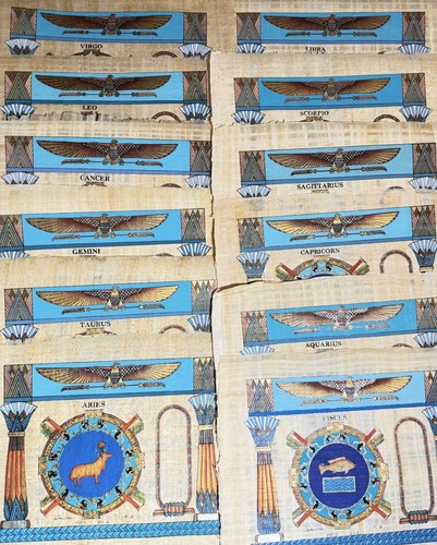 Papiro egizio dipinti
